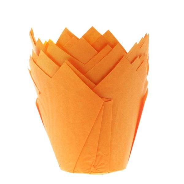 Tulip Cupcake Case - Orange